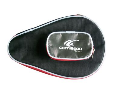 Cornilleau Table Tennis Bat Cover - Black/Red - main image